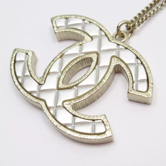 Auth CHANEL Coco Mark　Necklace gold metal - Picture 4 of 7